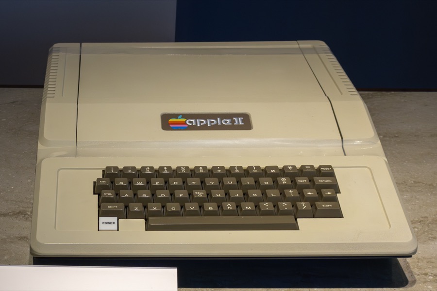 Apple II computer at the Computer History Museum, 1977