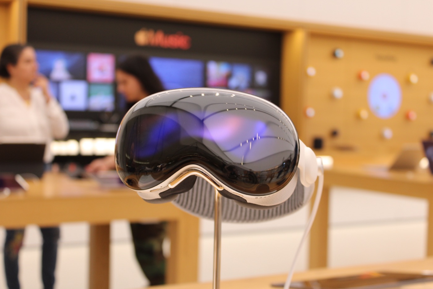 Apple Vision Pro, the spatial computing headset launched in February 2024 as Apple's first major new product platform since the Apple Watch