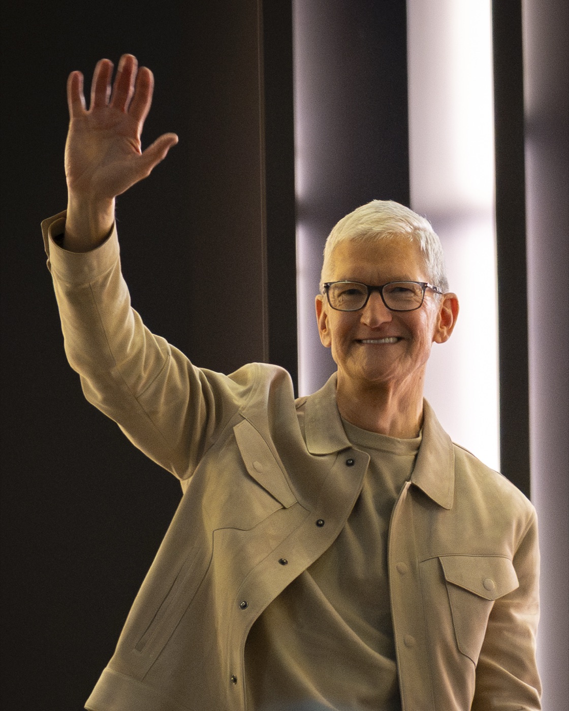 Tim Cook portrait from March 2026, shortly before the announcement of his transition from Apple CEO to Executive Chairman